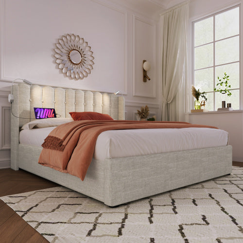 Linen Storage Space Bed Frame
