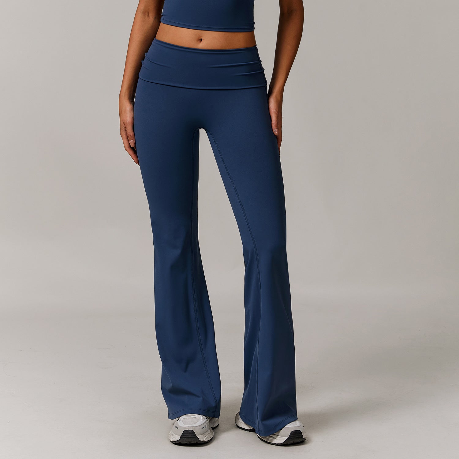 Women's Casual Folding High Waist Yoga Pants