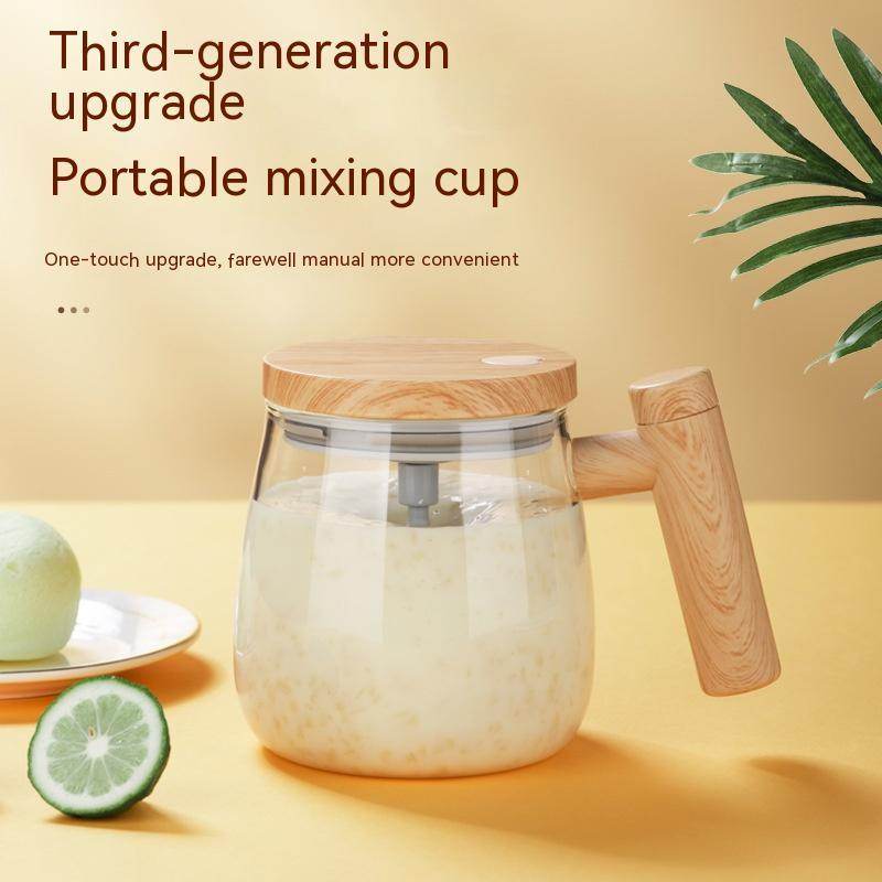 400ML Self Stirring Coffee Mug Electric Mixing Glass Coffee CupHigh Speed Fast Automatic Coffee Cup For Gyms Dining Room Kitchen Gadgets - Avalon