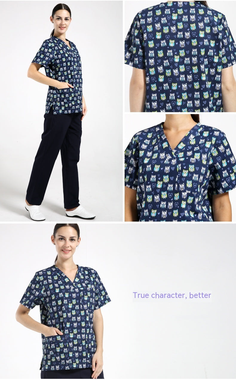Surgical Gown Disposable Protective Pet Hospital Clothing Nurse Uniform Polyester Cotton