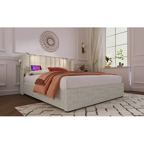 Linen Storage Space Bed Frame