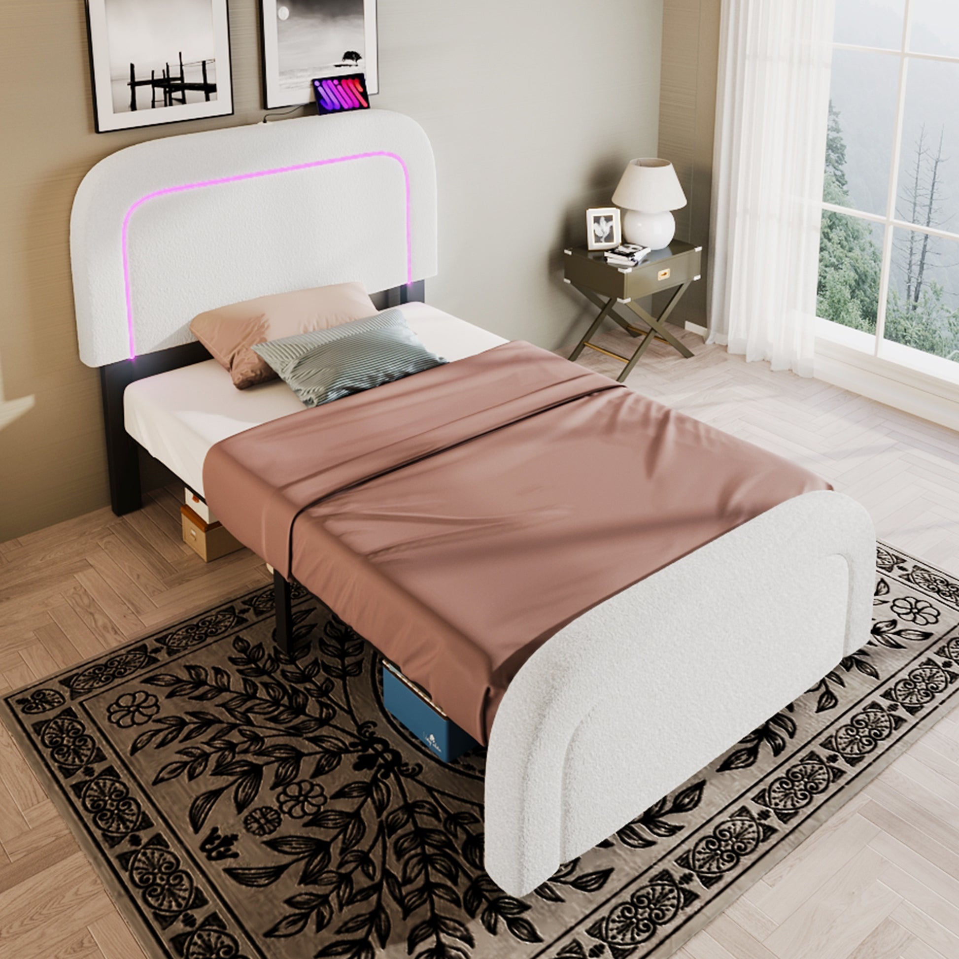 Wooden Bed Frame Without Mattress