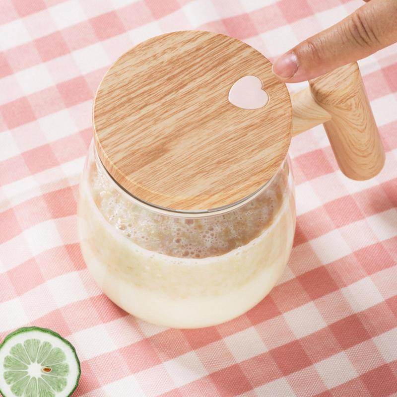 400ML Self Stirring Coffee Mug Electric Mixing Glass Coffee CupHigh Speed Fast Automatic Coffee Cup For Gyms Dining Room Kitchen Gadgets - Avalon