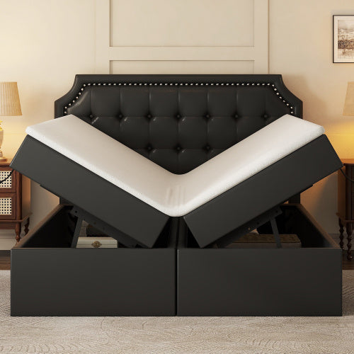 Pu Metal-framed Double Bed