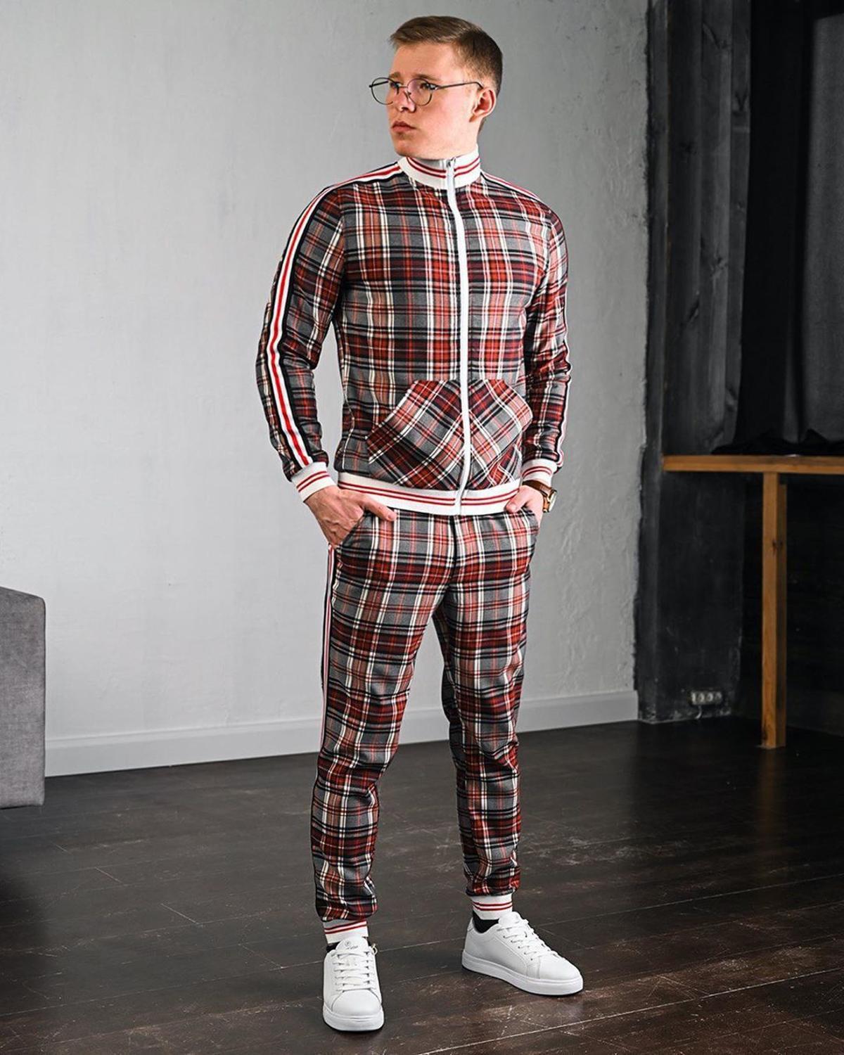 Tide Brand Plus Size Sportswear Two-piece Suit