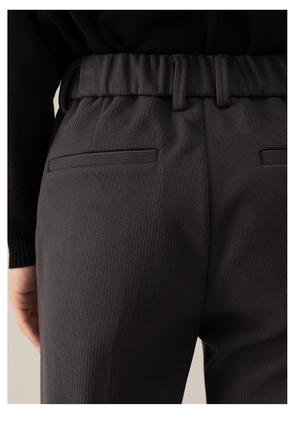 Winter Commuting Hanging Woolen Trousers