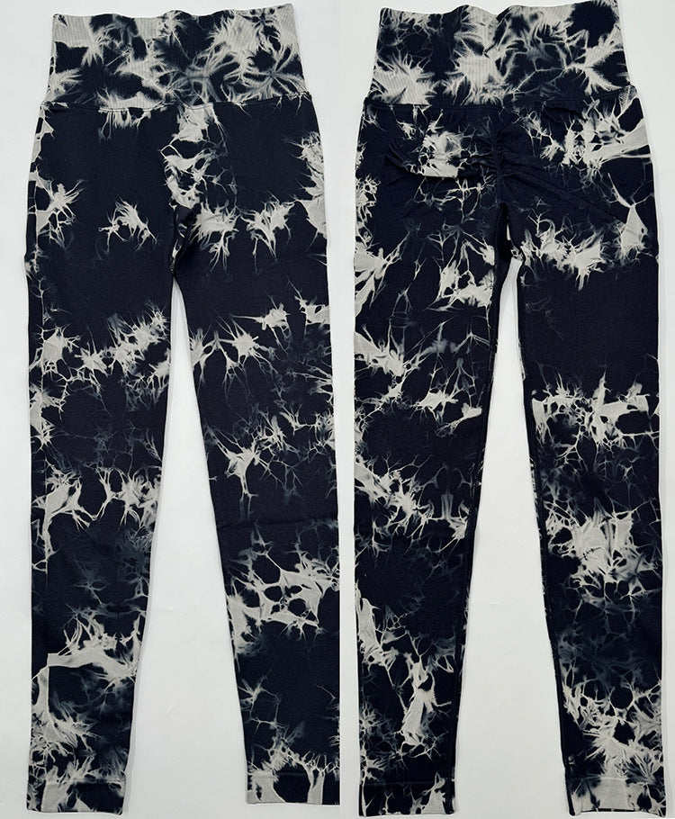 4pack Tie-dye Yoga Pants
