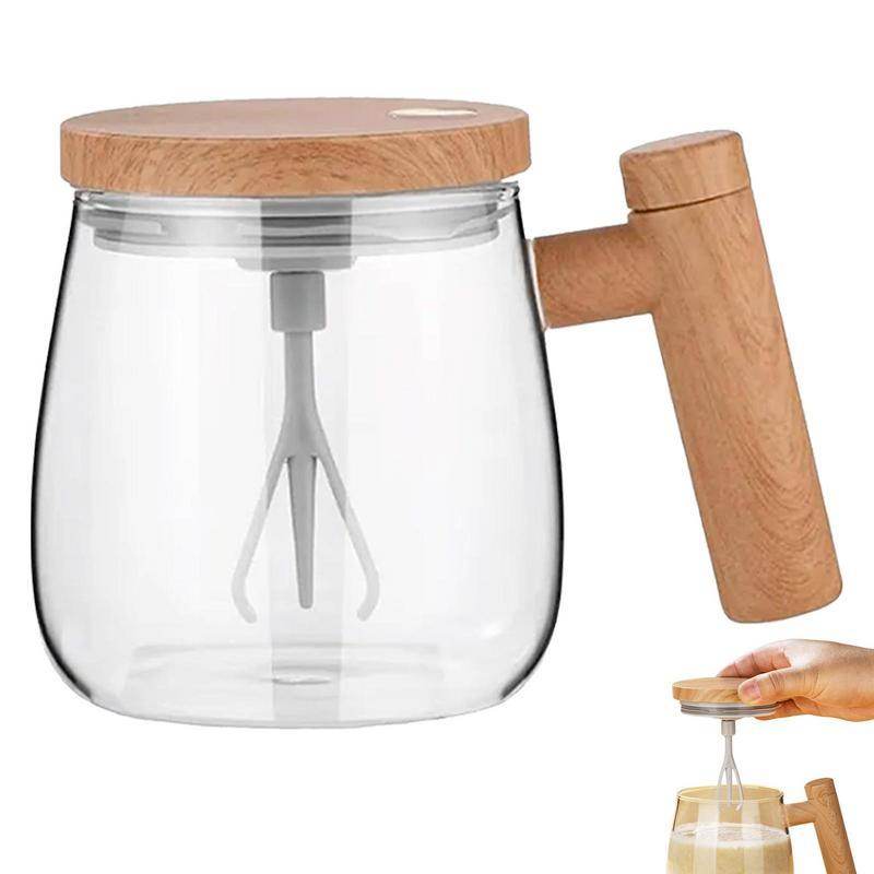 400ML Self Stirring Coffee Mug Electric Mixing Glass Coffee CupHigh Speed Fast Automatic Coffee Cup For Gyms Dining Room Kitchen Gadgets - Avalon