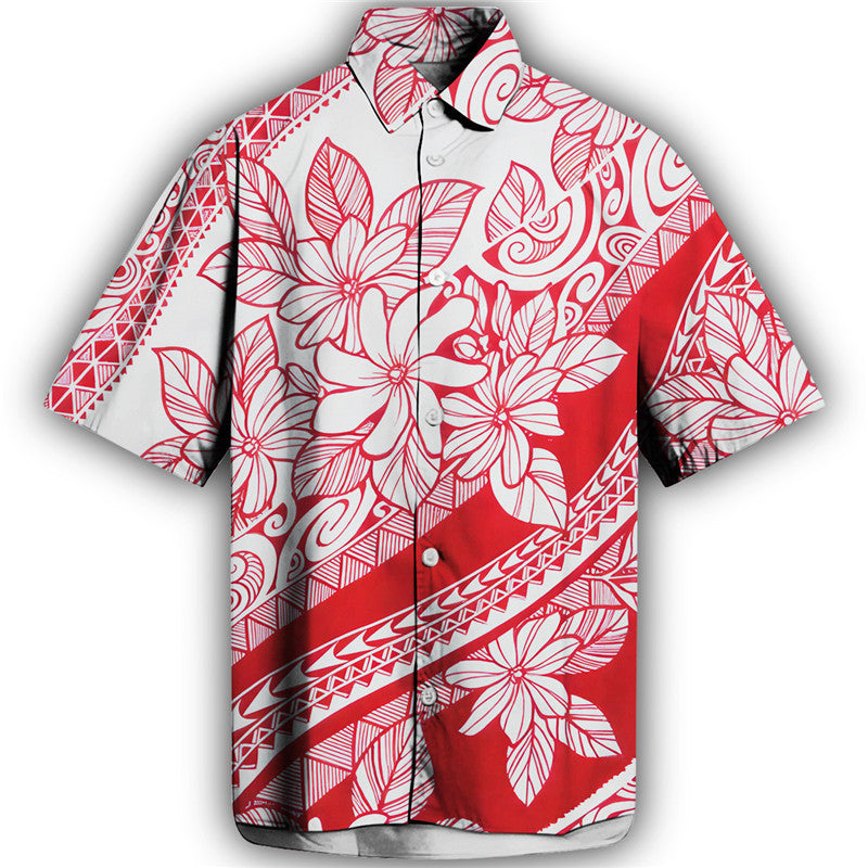 3D Personalized Printing T-shirt Summer Loose Short Sleeve Lapel Shirt Casual Streetwear Clothing For Men - Avalon