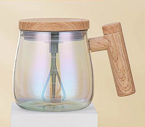 400ML Self Stirring Coffee Mug Electric Mixing Glass Coffee CupHigh Speed Fast Automatic Coffee Cup For Gyms Dining Room Kitchen Gadgets - Avalon