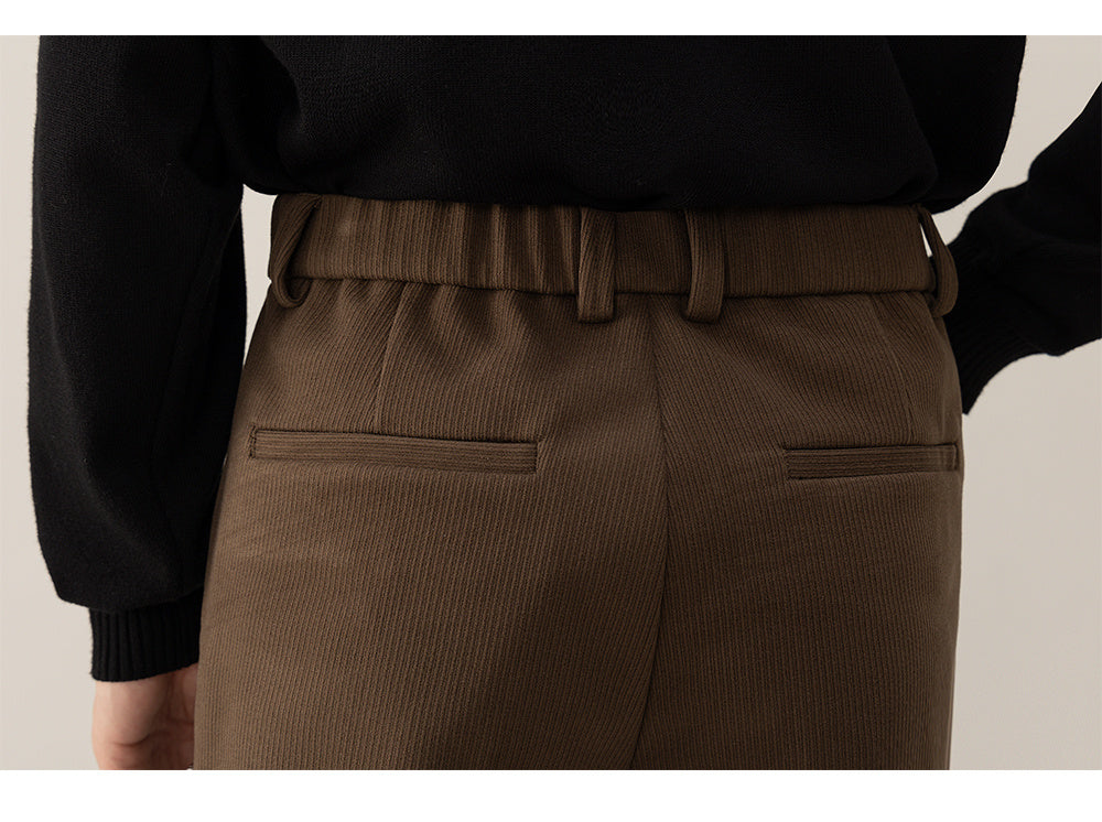 Winter Commuting Hanging Woolen Trousers