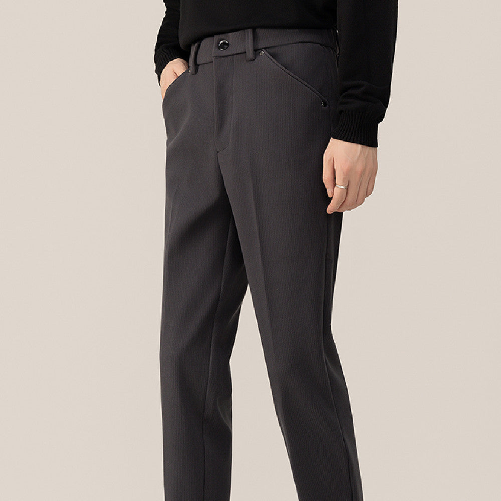 Winter Commuting Hanging Woolen Trousers