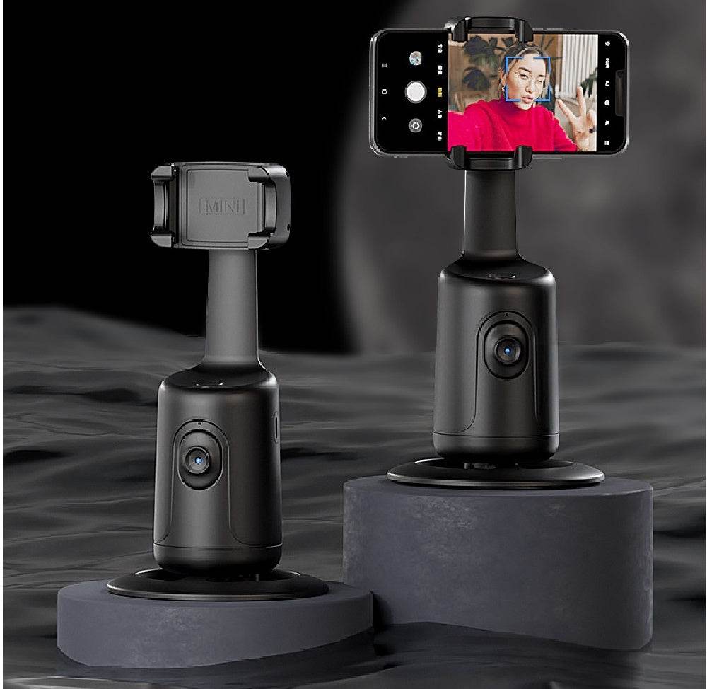 360 Auto Face Tracking Gimbal AI Smart Gimbal Face Tracking Auto Phone Holder For Smartphone Video Vlog Live Stabilizer Tripod - Avalon