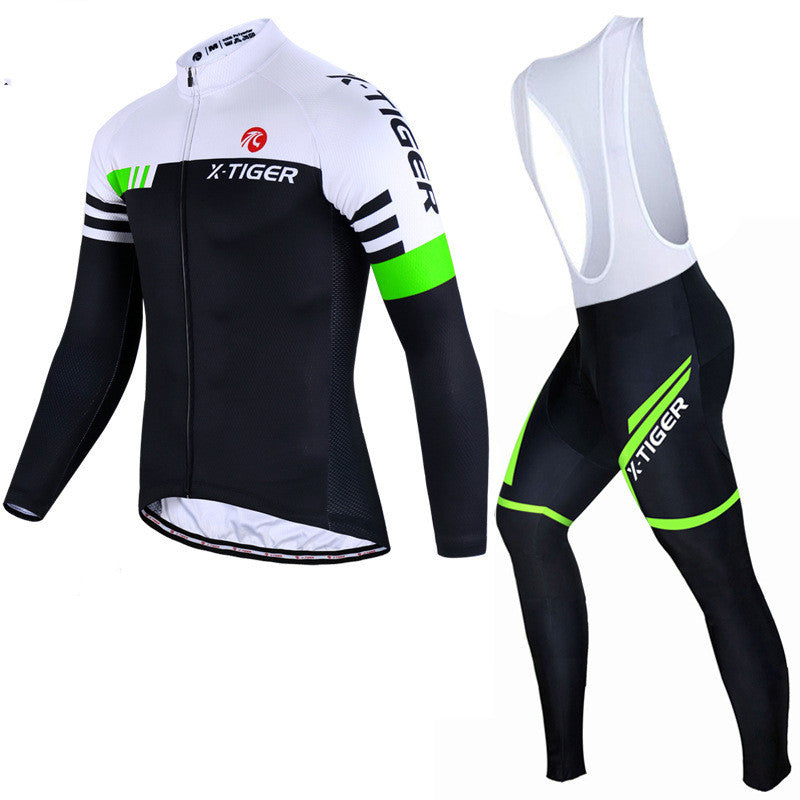 Strap Cycling Jersey Keeps Warm In Winter