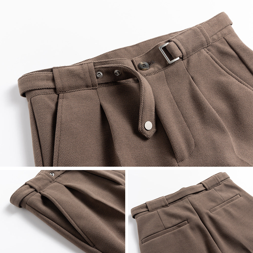Woolen Suit Pants Korean Casual Lightly Mature Men's Clothing