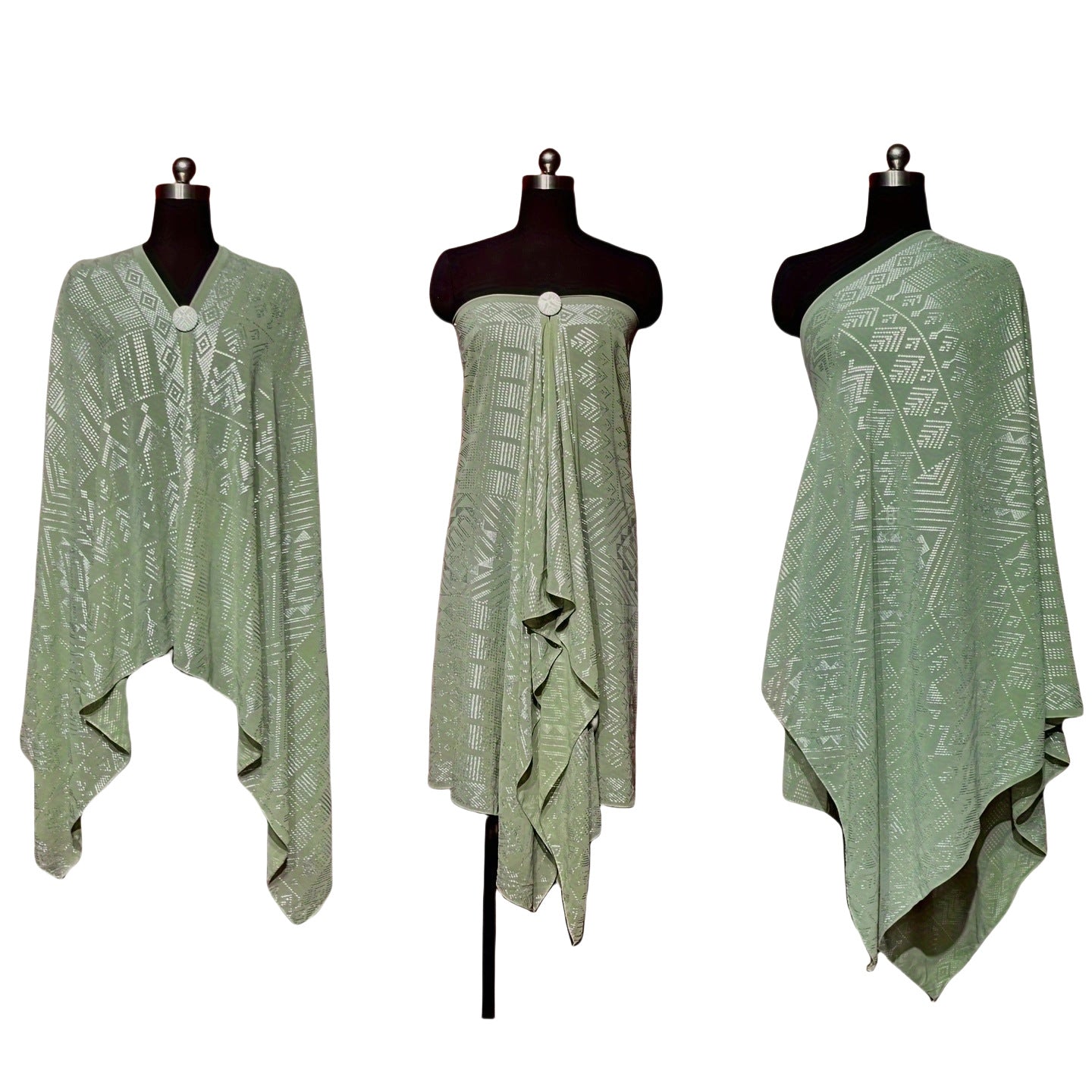 Gorgeous Tinfoil Gold Shawl Multifunctional Scarf