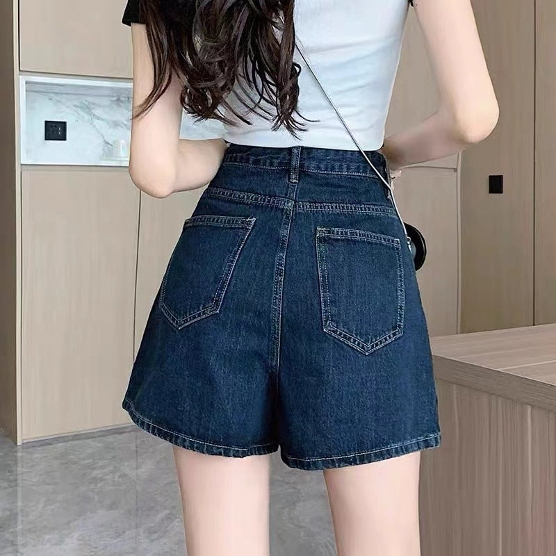 Fashion Denim Hip-wrapped Short Skirt For Women