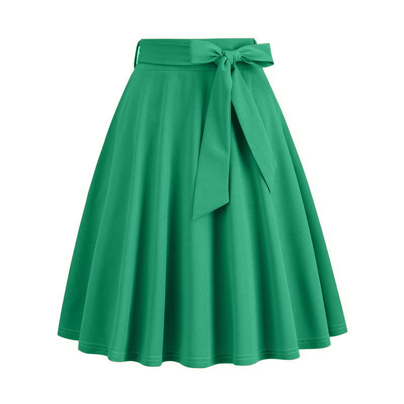 Women's Fashion European And American Style Plaid Skirt