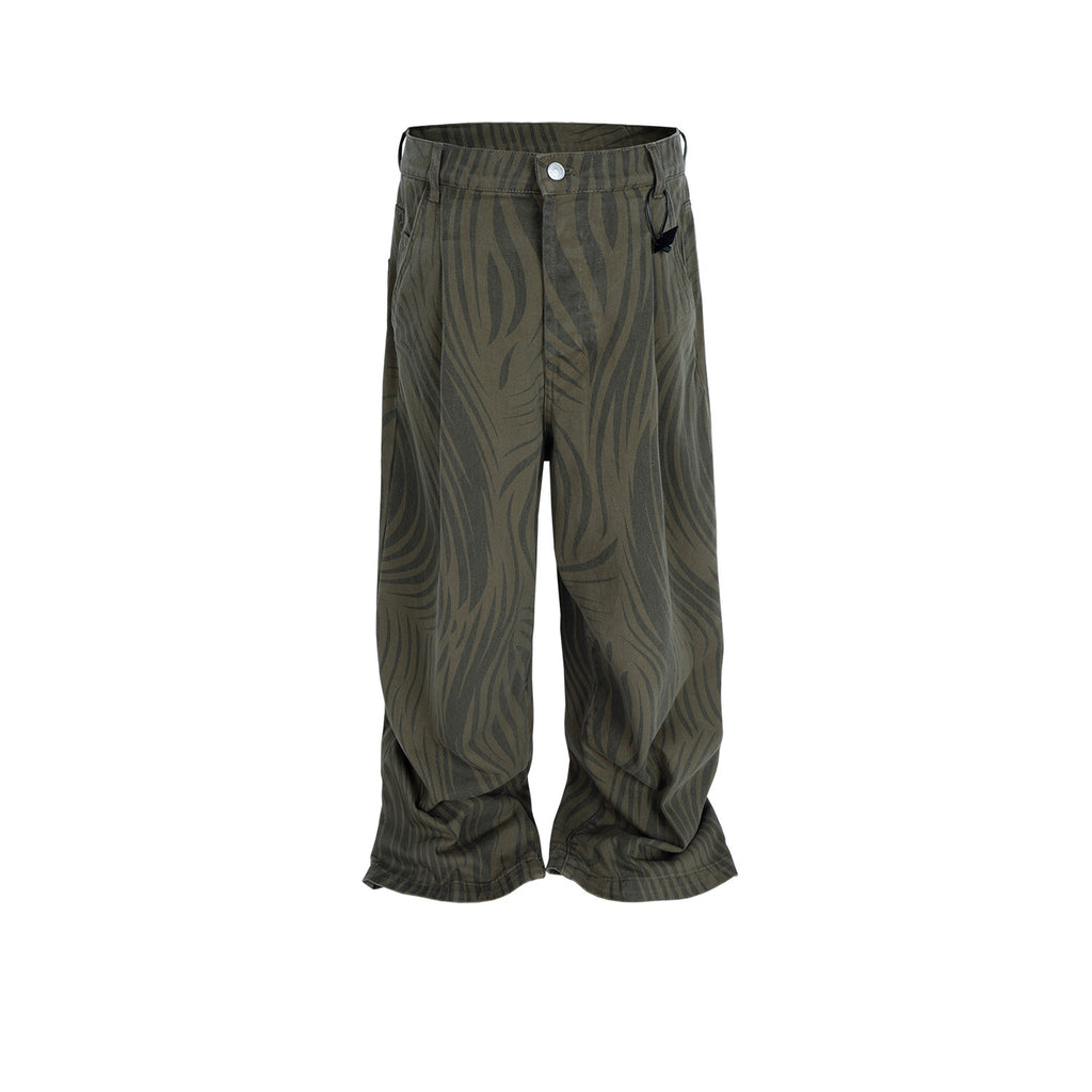 Water Ripple Thread Printing Crafts Jeans