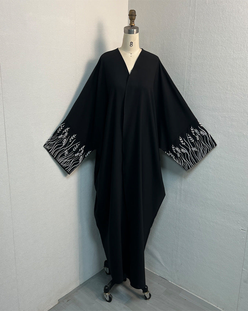 Arab Embroidery Embroidery Outerwear Abaya Robe