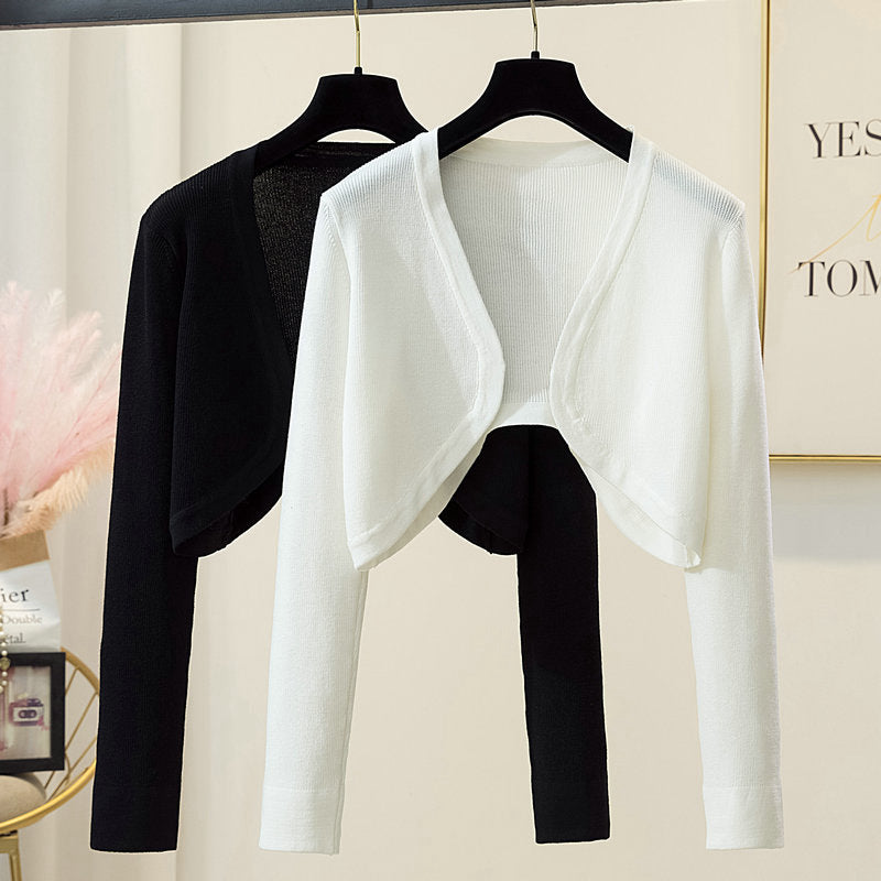 Fashion Personality French Style Women's Short Cape Coat
