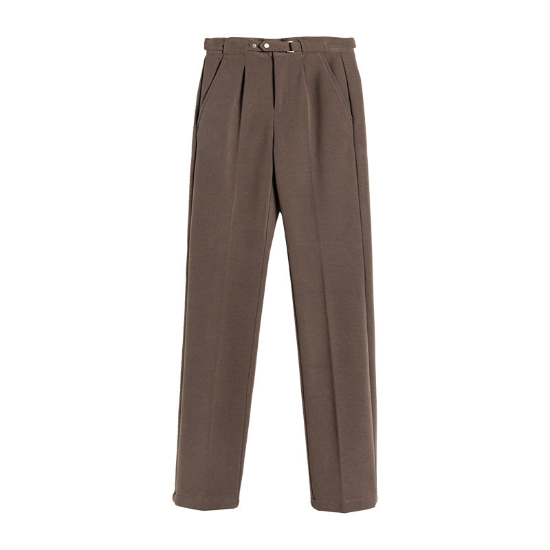 Woolen Suit Pants Korean Casual Lightly Mature Men's Clothing