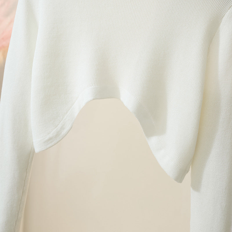 Fashion Personality French Style Women's Short Cape Coat