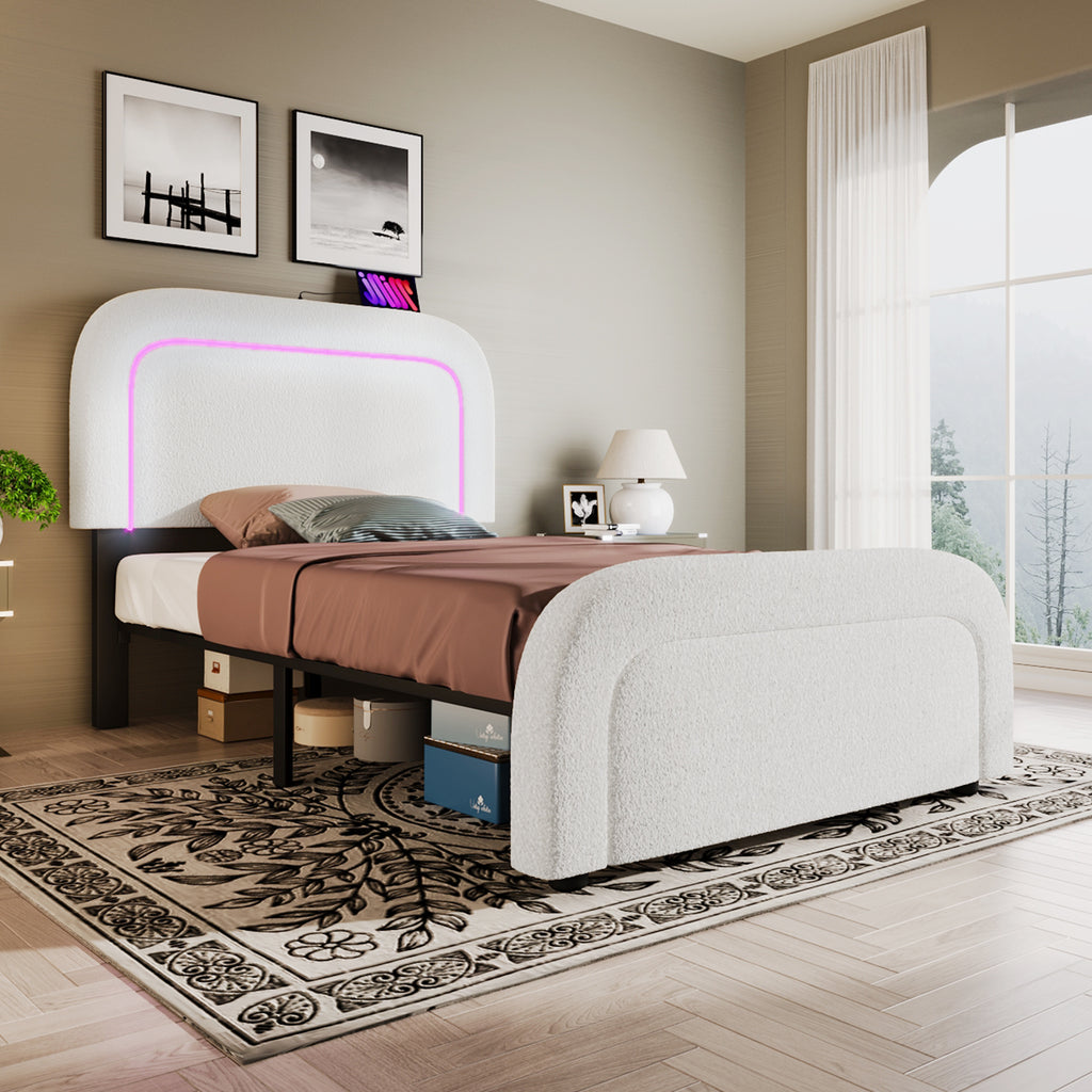 Wooden Bed Frame Without Mattress