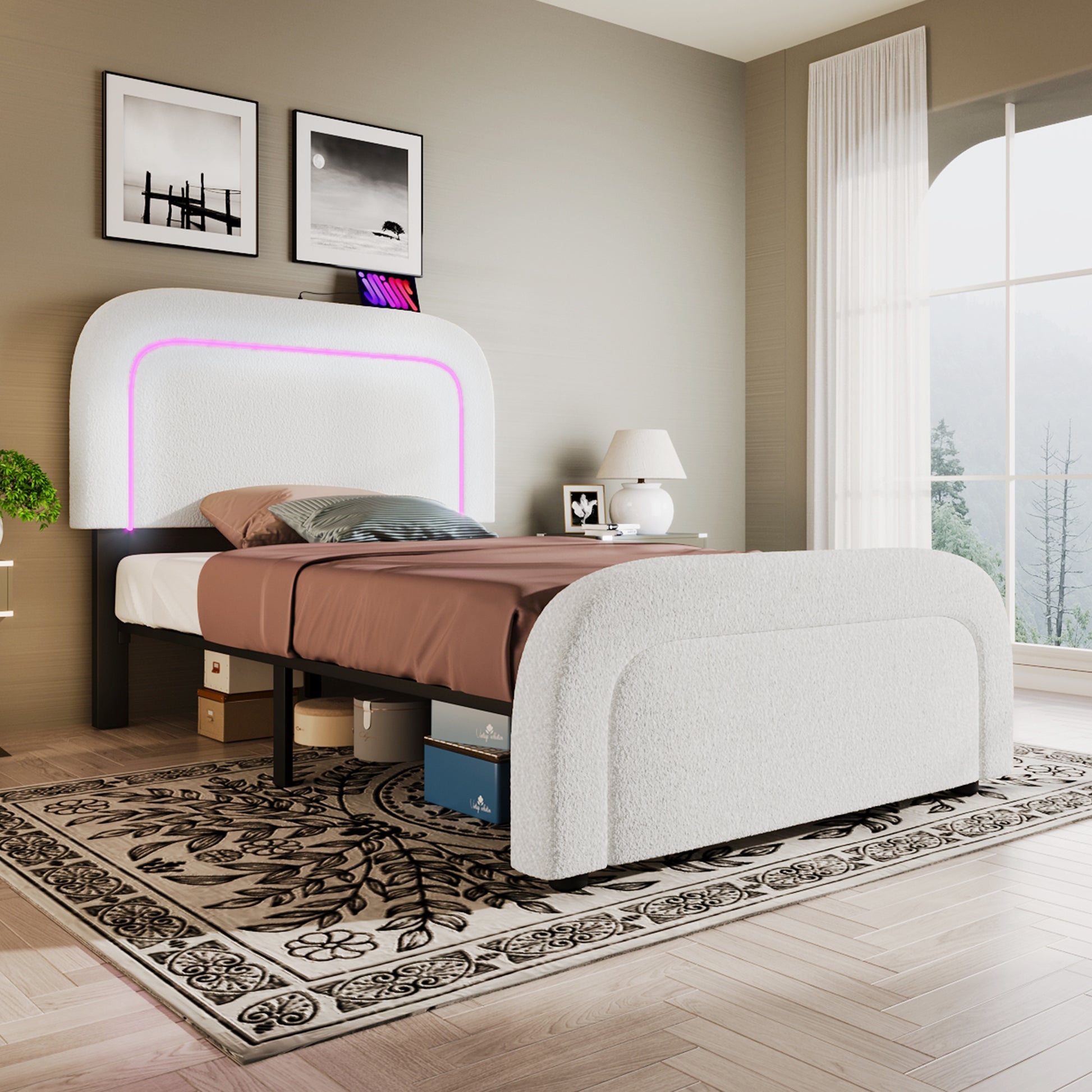 Wooden Bed Frame Without Mattress