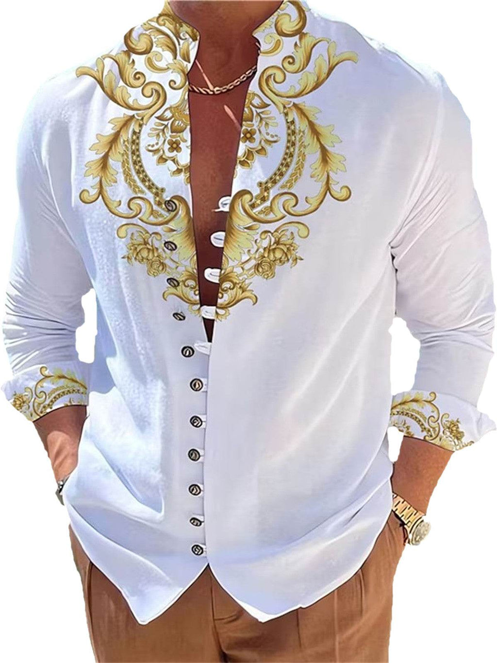 3D Printed Shirt Cardigan Casual Top - Avalon