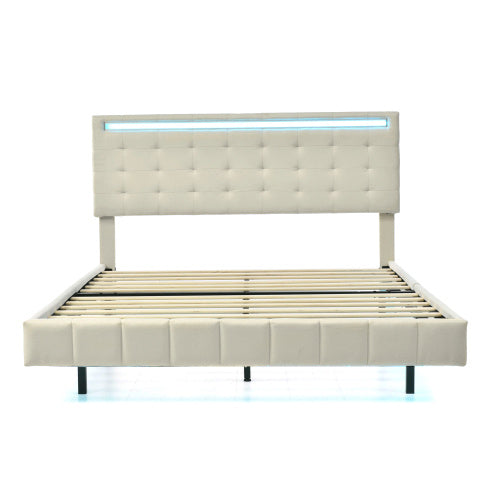 Linen Flat Double Bed