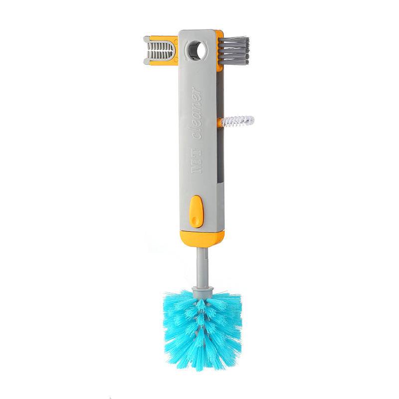 4 In 1 Bottle Gap Cleaner Brush Multifunctional Cup Cleaning Brushes Water Bottles Clean Tool Mini Silicone U-shaped Brush Kitchen Gadgets - Avalon