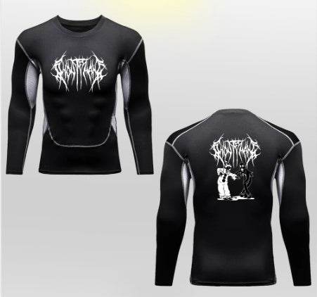 2D Printed Tights T-shirt Quick-drying High Elastic Sports Top Men's Workout Clothes - Avalon