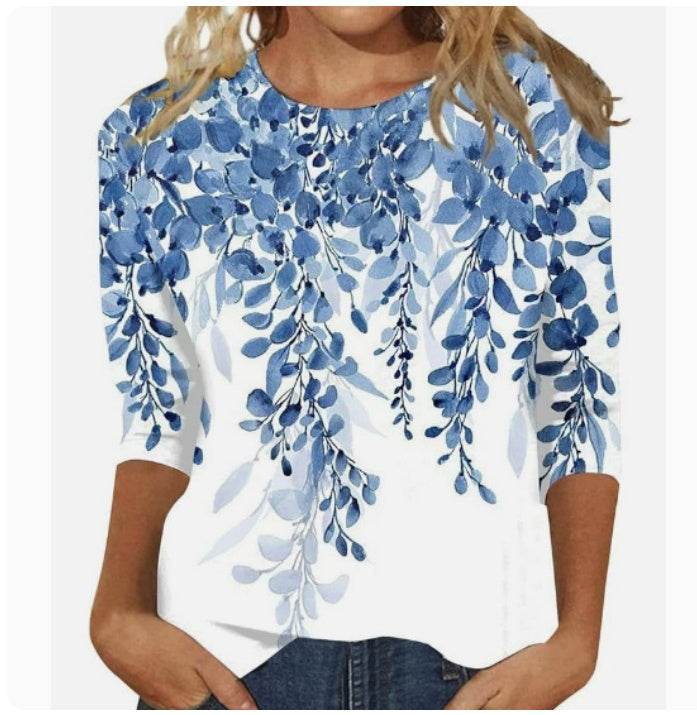 3d Digital Printing European And American Round Neck Pullover T-shirt - Avalon
