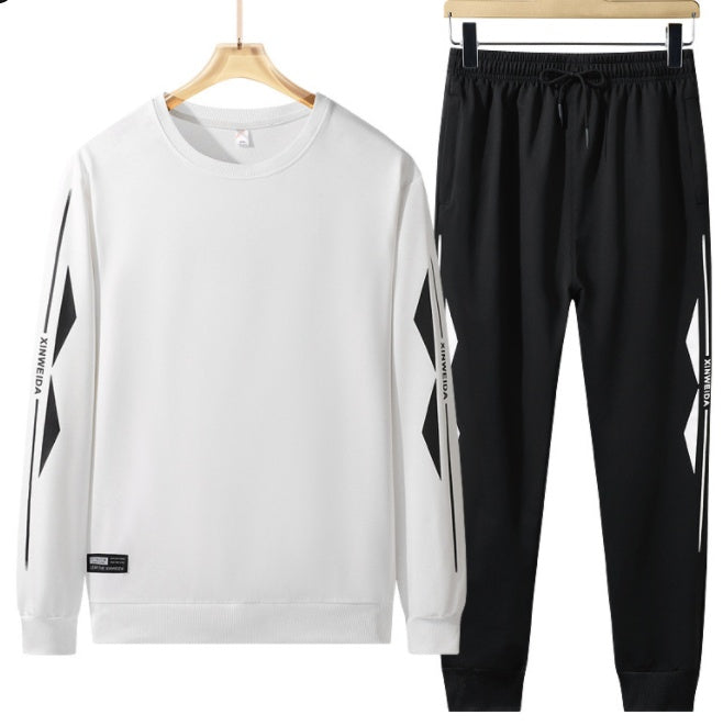 Youth Print Sweatshirt Casual Sports Suit