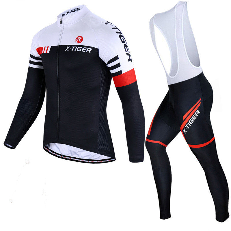 Strap Cycling Jersey Keeps Warm In Winter